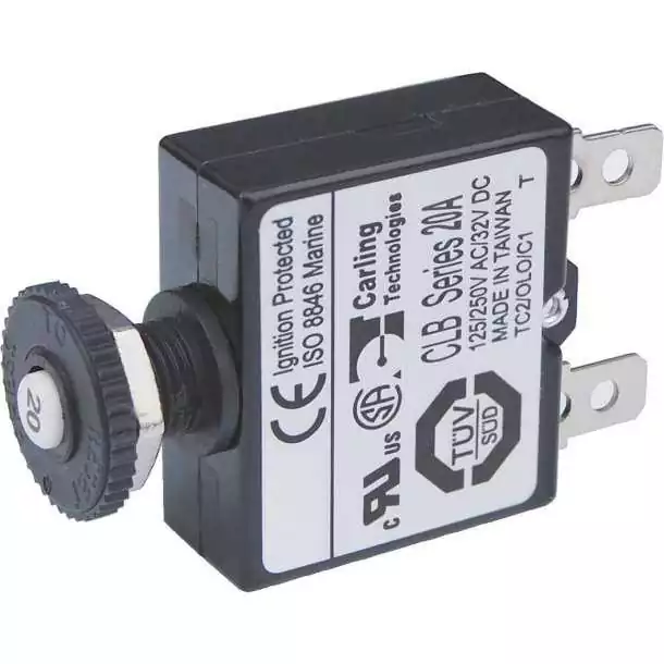 Disjoncteur 20A Push button