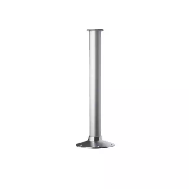 Colonne de table Triton 1D alu anodisé lisse diamètre 76mm H 720mm 1 cone