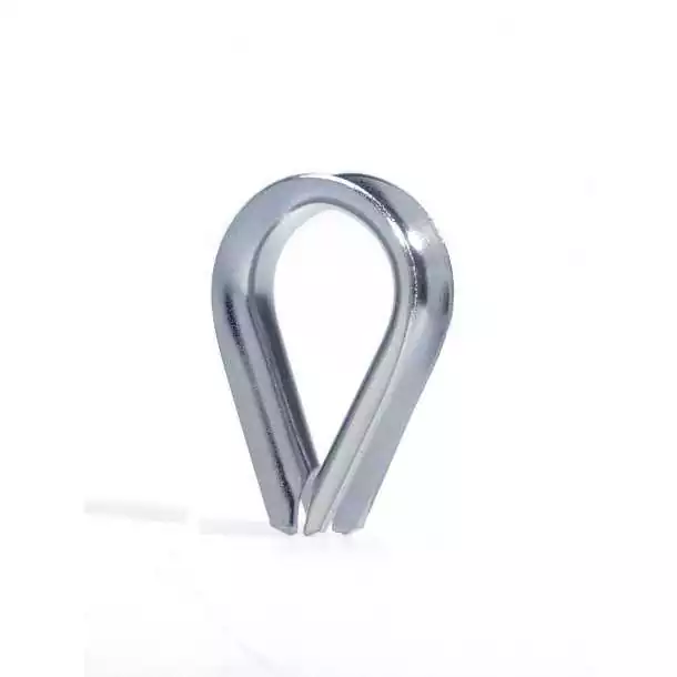 Cosse coeur inox A4 diamètre 16mm 1 pièce