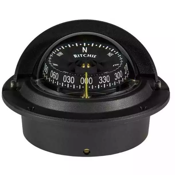 Compas Voyager F-83-WM Wheelmark noir diamètre 76mm