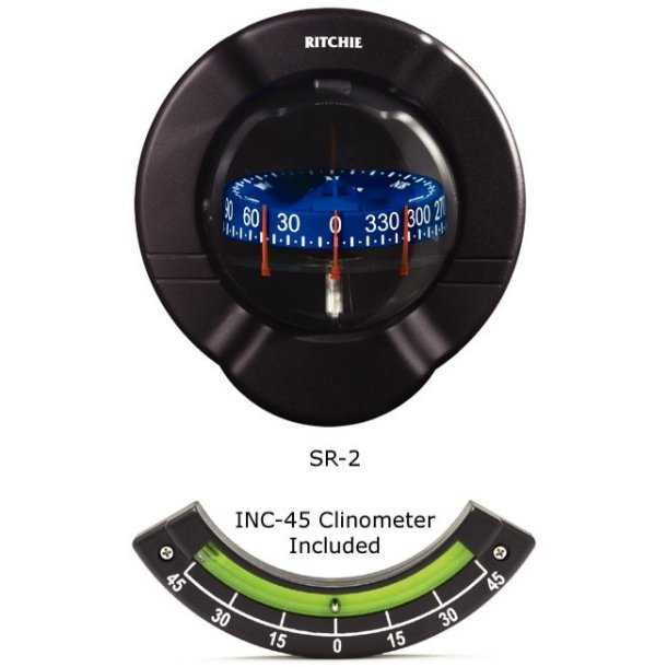 Compas Venture SR-2 cloison noir diamètre 94mm
