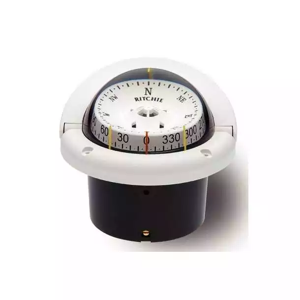 Compas Helmsman HF-743 encastrable blanc rose conique diamètre 94mm