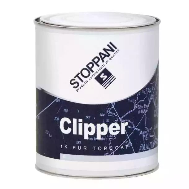 Laque polyuréthane monocomposant Clipper bleu gentiane 0.75L grande brillance