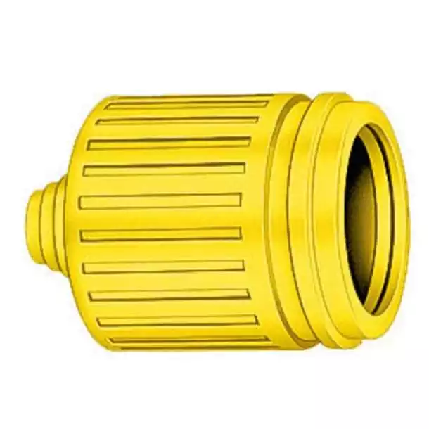 Capuchon jaune pour prises HBL52
