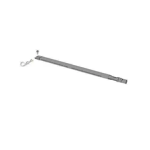 Brûleur avec vis et goupille pour barbecue rectangulaire