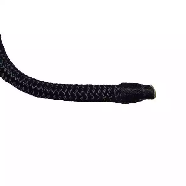 Bosse d'amarrage polyester noir 24 fuseaux diamètre 18mm x 15 mètres avec boucle 1 mètre