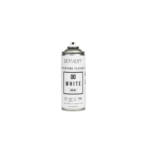 Bombe de peinture Blanc 9010 pour PVC vinyl néoprène et hypalon 400ML