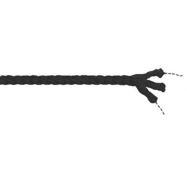 Cordage plombé ø12mm noir 100m