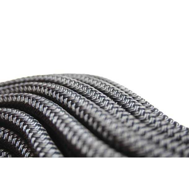 Aussière polyester Cordage GeoTwin noir diamètre 18mm bobine de 100m