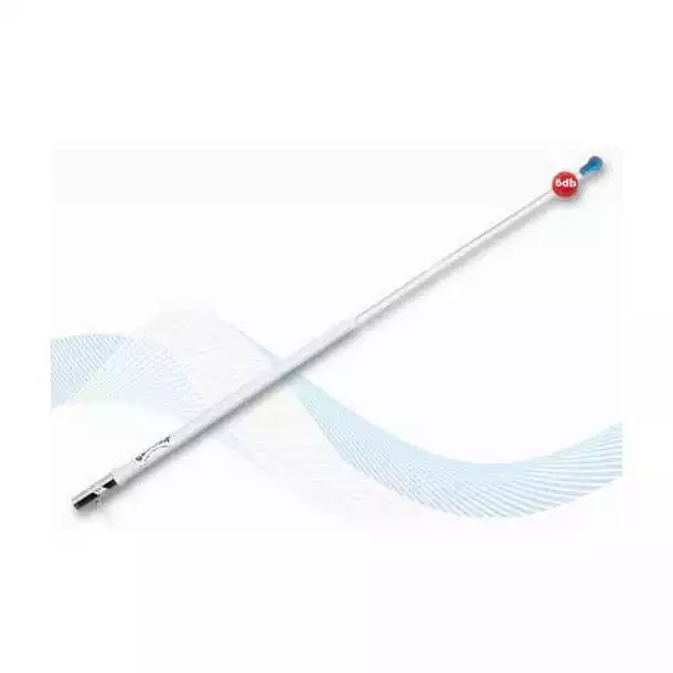 Antenne VHF RA1206NY 6db fibre 2,4m avec câble 4,5m embase nylon