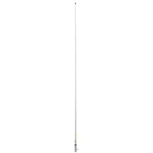 4 Antennes VHF RA1206 CRAUS 6db fibre 2,4m avec câble 4,5m embase chromée