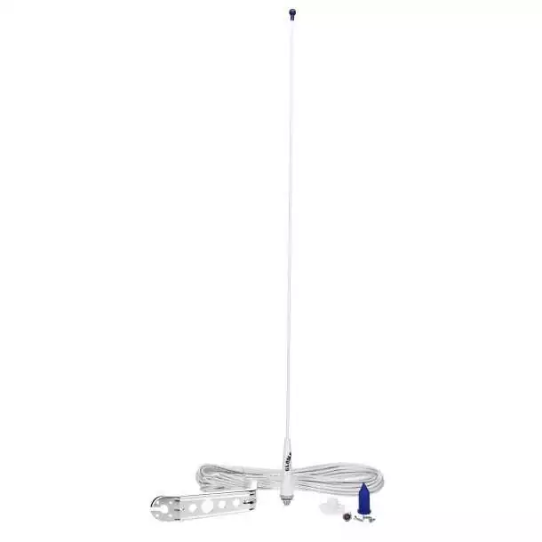 Antenne VHF RA106 GRPSB25 3db fibre 0,90m câble 25m pour voilier