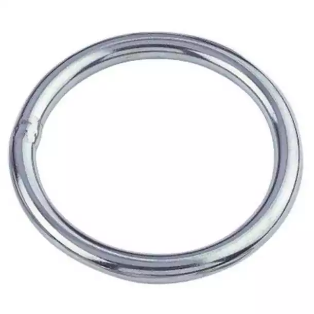 Anneau rond soudé poli A4 diamètre 8 x 50mm