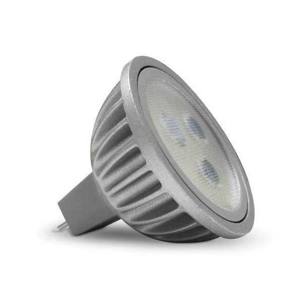 Ampoule MR16 8-35V 5W 30° 4 LED blanc chaud diamètre 50x46mm