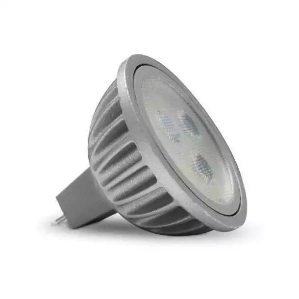 Ampoule MR16 8-35V 5W 120° 4 LED blanc chaud diamètre 50x46mm