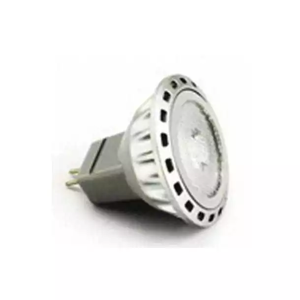 Ampoule MR11 8-35V 2W 30° 1 LED blanc froid diamètre 35x33mm