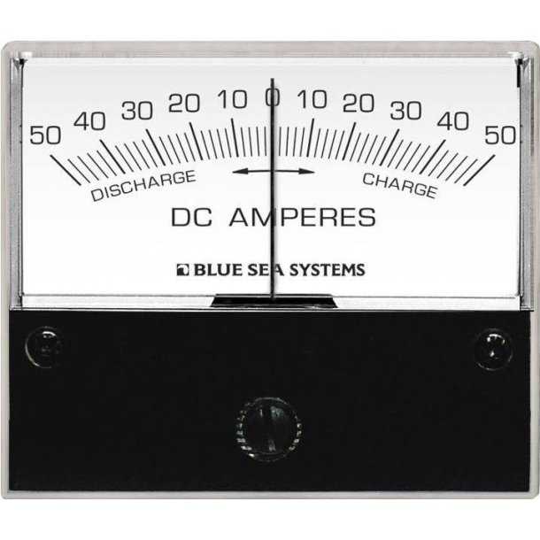 Ampèremètre DC 50-0-50A avec Shunt