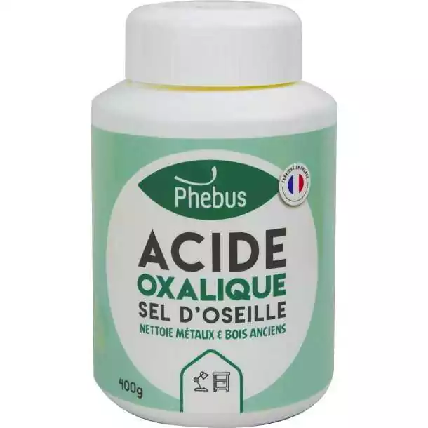 Acide oxalique 400Grs acide oxalique nettoie le bois