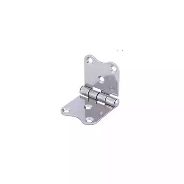 Charnière inox 75x40mm lot de 2