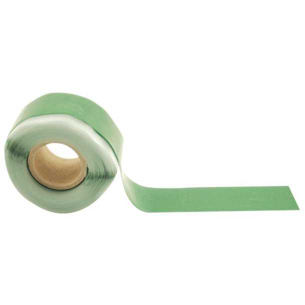 Rouleau silicone vert Largeur 2,55cm x ép 0,5mm x long 3,65m