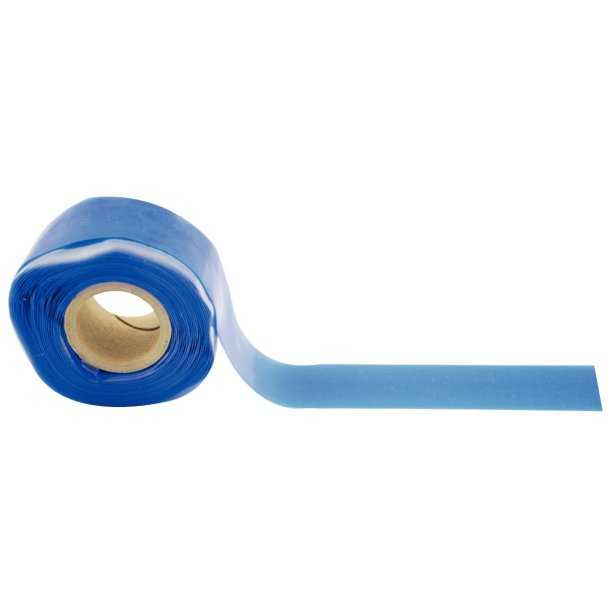 Rouleau silicone bleu Largeur 2,55cm x ép 0,5mm x long 3,65m