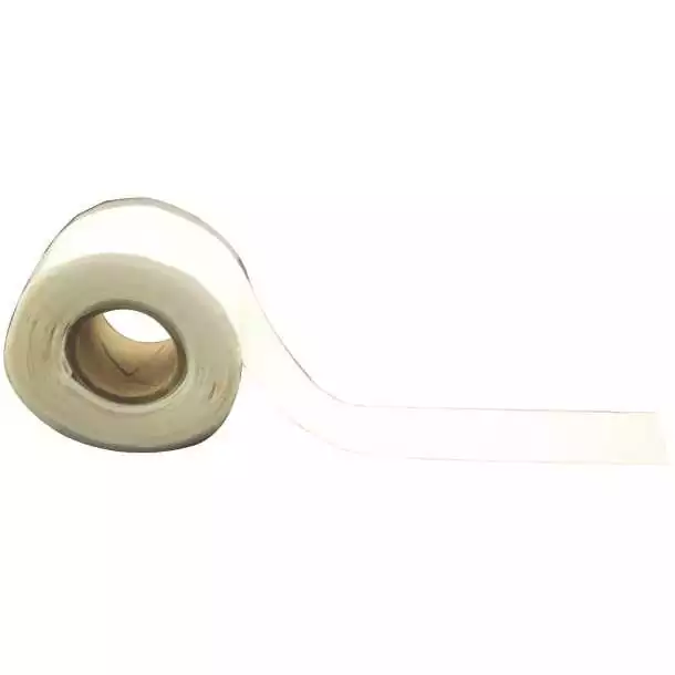 Rouleau silicone blanc Largeur 2,55cm x ép 0,5mm x long 3,65m