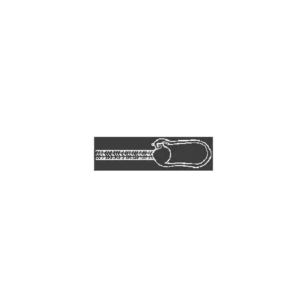4 Mousquetons SANDOCLICK pour tresse maxi 8 mm noir