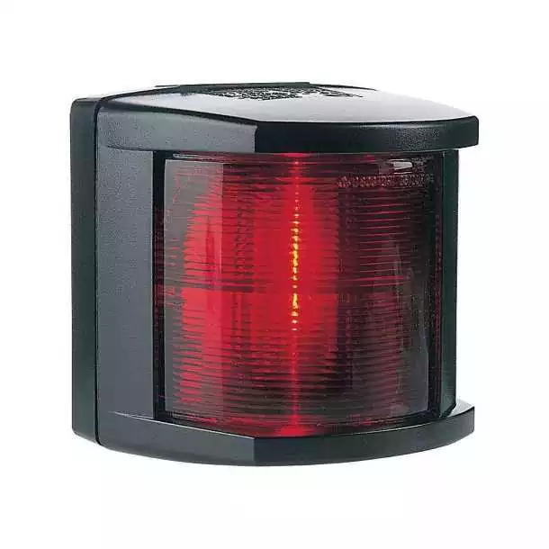 Feu bâbord 112,5 degrés rouge Portée 2 NM Boîtier noir
