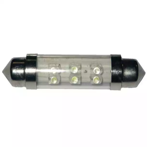 2 Navettes Culot 10 X 42 12V 6LED Plafonniers spots appliques