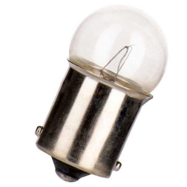 10 Ampoules 24V 5W BA15S sphérique diamètre 18x35mm Vendu par 10