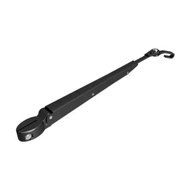 Bras d'essuie glace en inox finition noire 454/591mm réglable
