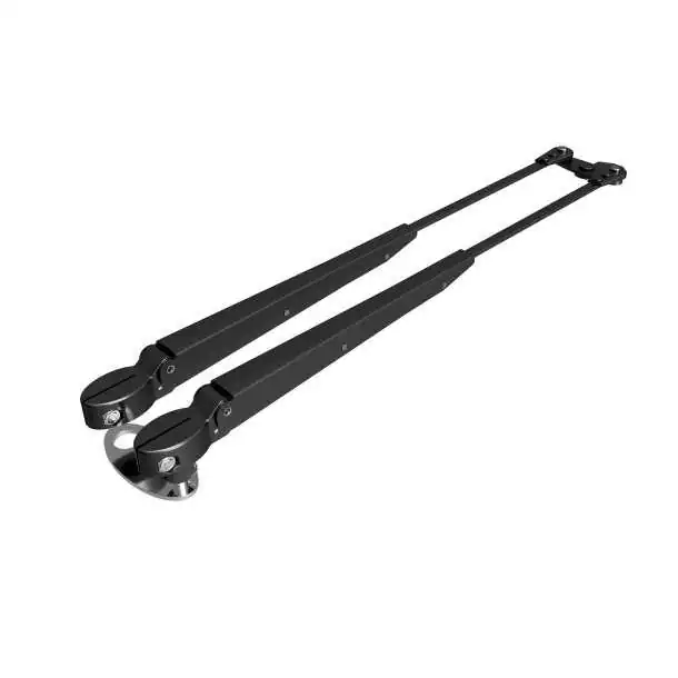 Bras d'essuie glace en inox finition noire 324-460mm réglable Bras pantographe