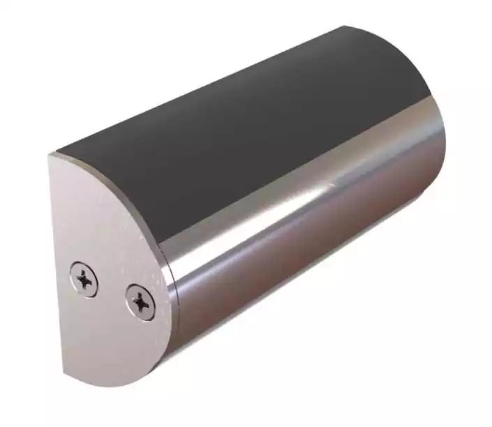 Jeu d'embouts terminaison inox pour liston vinylique TRAP-S