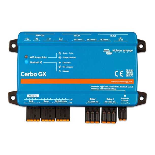 Controleur Cerbo GX multitude de ports NMEA 2000 Bluetooth intégré