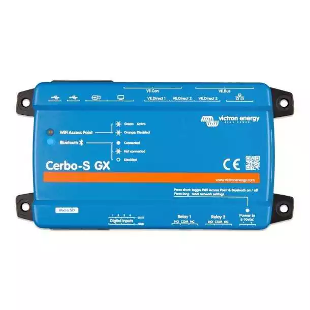 Controleur Cerbo-S GX 4 entrées 7 ports 1 HDMI NMEA 2000 Bluetooth intégré