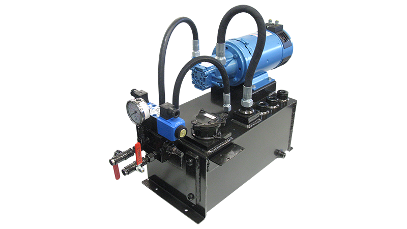 Centrale hydraulique HF 1 débit 3 L/min réservoir 10 Litres puissance moteur 900W 24V