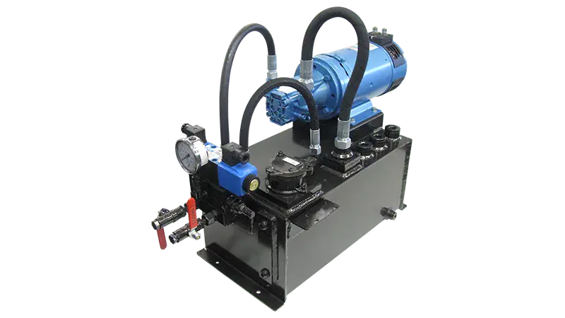 Centrale hydraulique HF1 24V débit 4 L/min réservoir 10 Litres puissance moteur 900W non réversible