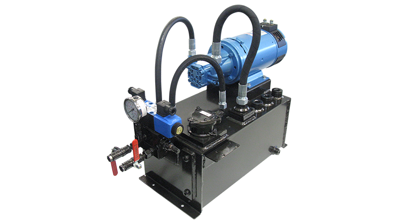 Centrale hydraulique HF1 24V débit 4 L/min réservoir 10 Litres puissance moteur 900W non réversible
