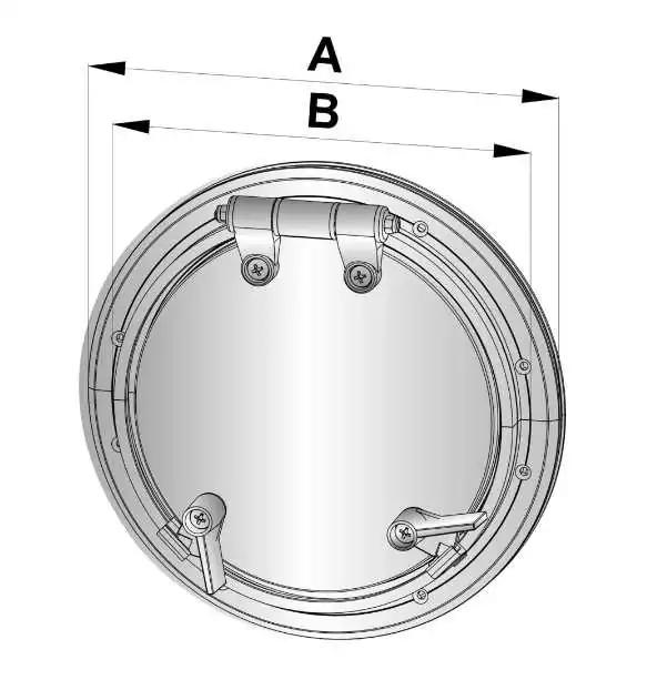 Hublot diamètre 198mm type PW203 classification CE A3 qualité moustiquaire incluse