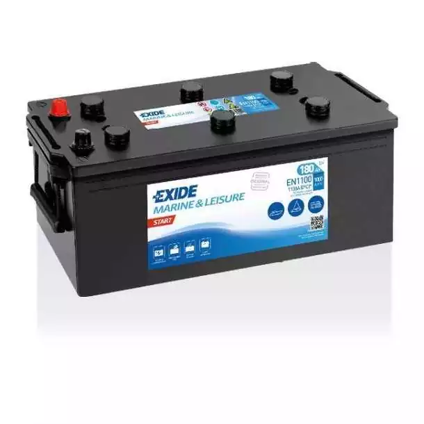 Batterie Exide START 12V 180A dimensions 513 x 223 x 223mm