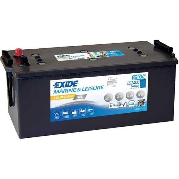 Batterie EXIDE GEL 12V 210AH dimensions 518 x 274 x 240mm