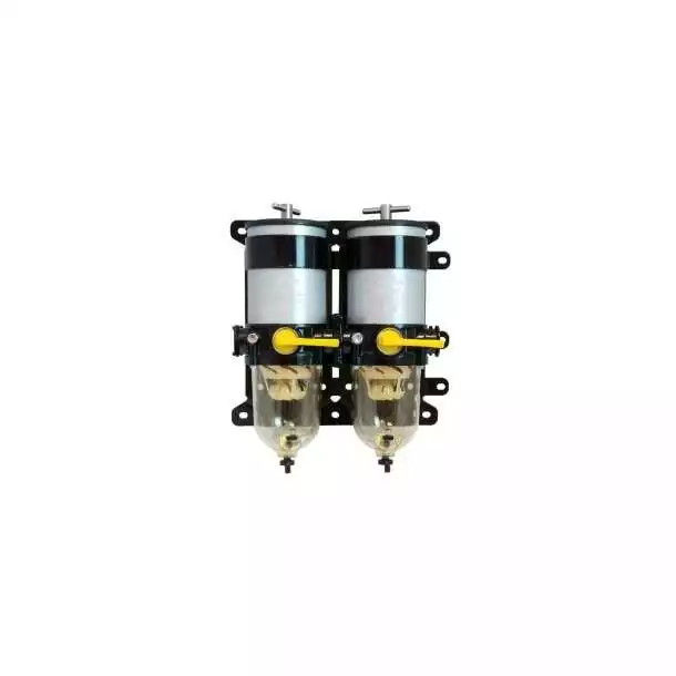 Préfiltre séparateur 900 Gasoil double bol transparent Filtration 681 L/H 10µ