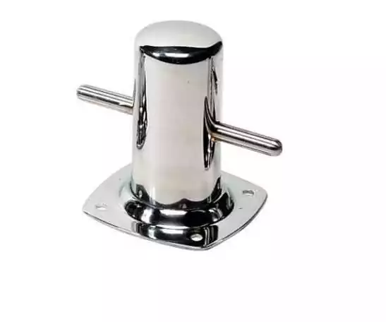 Bitte d'amarrage diamètre 40mm type ACHIL sur embase 120x90mm Capacité 620 kgf