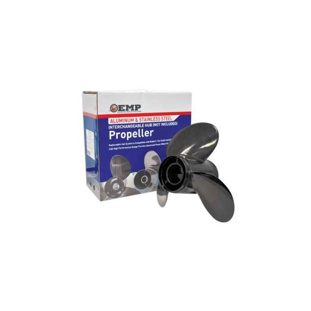 Hélice EMP aluminium 3 pales moyeu fixe 13-1/4 pas 17 rotation R