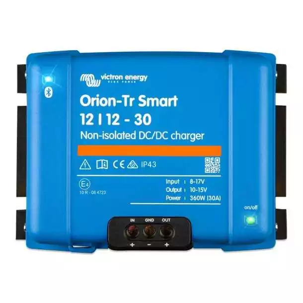 Chargeur DC/DC Orion-Tr Smart 12 ou 24V Non isolé 12/12-30A