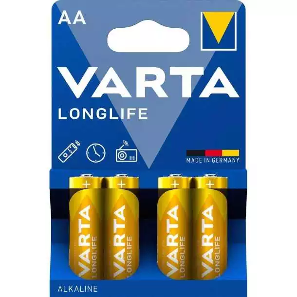 Piles LR06 Varta Longlife BLISTER DE 4