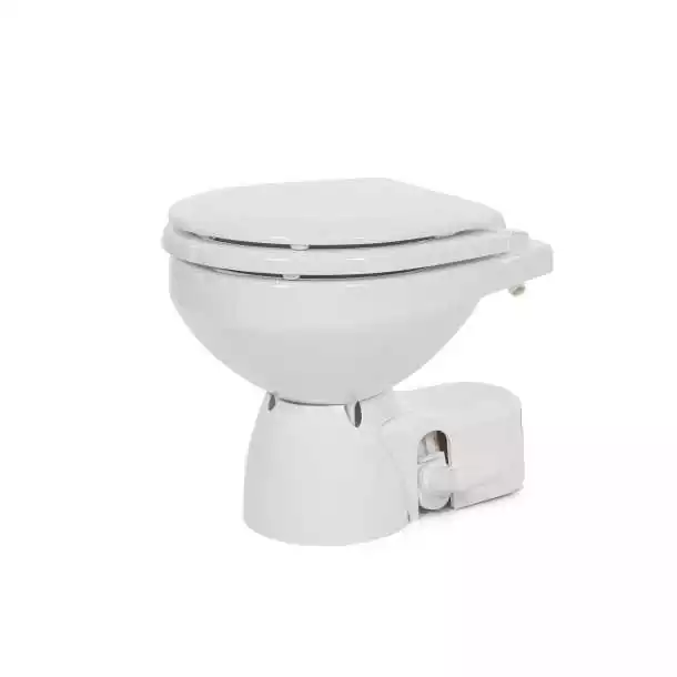 WC électrique Quiet Flush E2 Compact - 24V avec pompe eau de mer
