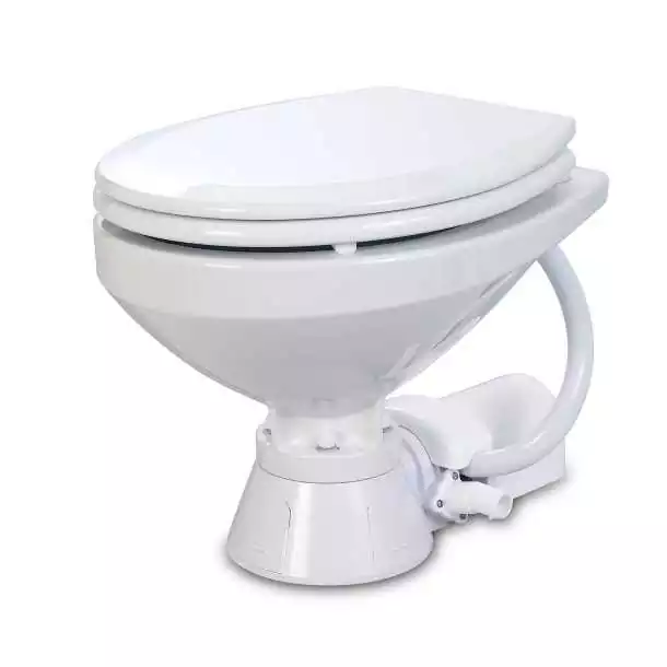 WC électrique Regular grand modèle 12V dimensions 380 x 470 x 370mm tuyau sortie 19 et 25mm