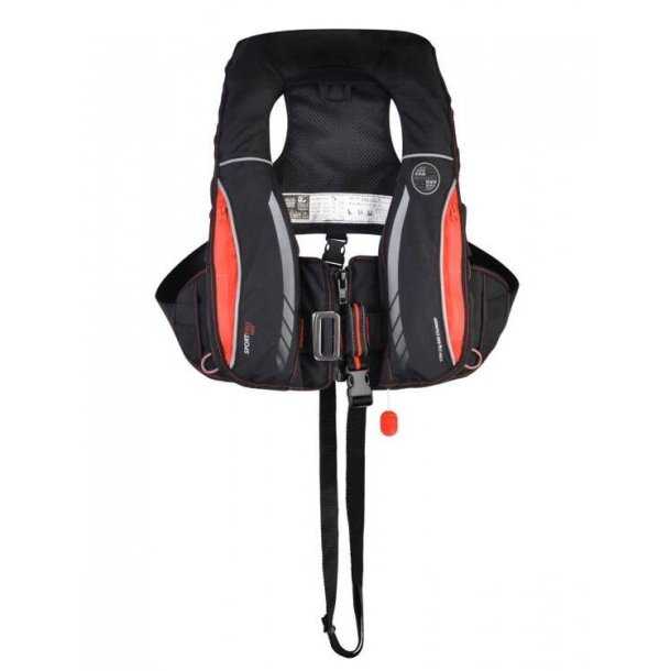 Gilet gonflable Sport Pro 170N ADV auto harnais Red/Black Carbon Tour poitrine 55 à 130 cm