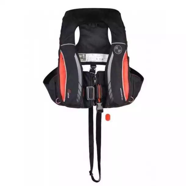 Gilet gonflable Sport Pro 170N ADV auto harnais Red/Black Carbon Tour poitrine 55 à 130 cm